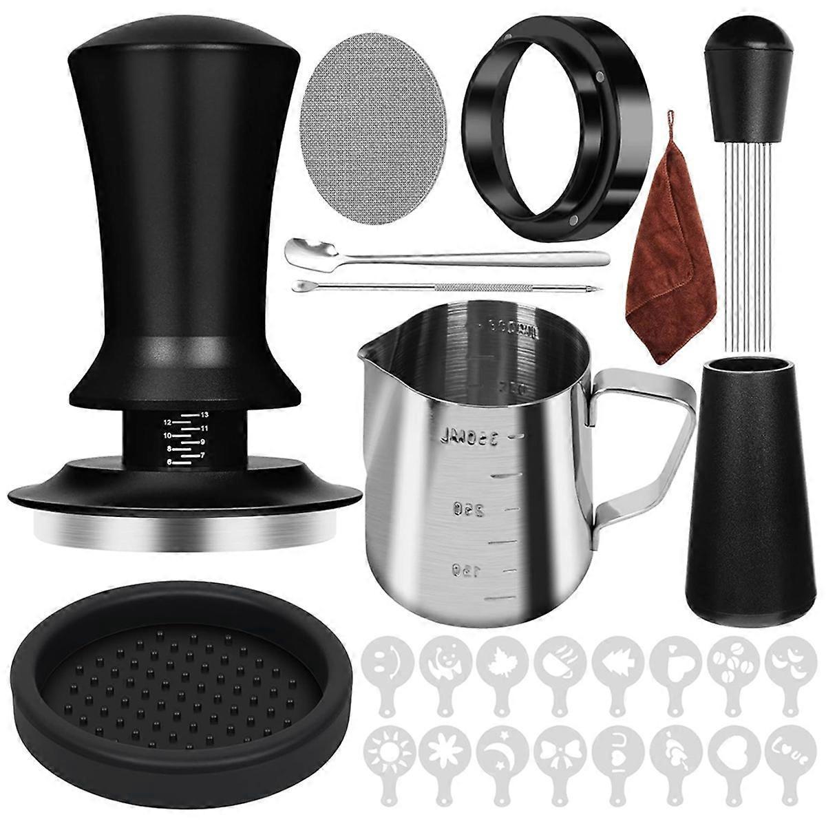 Set Mit 10 Espresso-zubehörteilen, 58 Mm Kaffeetamper