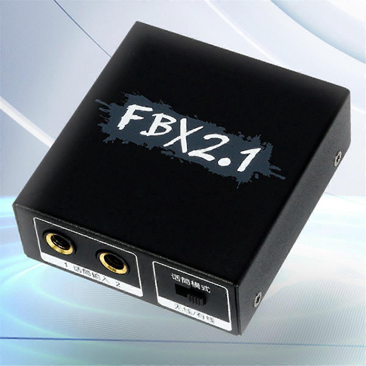 Fbx2.1 Rückkopplungsunterdrückung, 2-kanal-umschaltung (kabelgebunden/drahtlos)