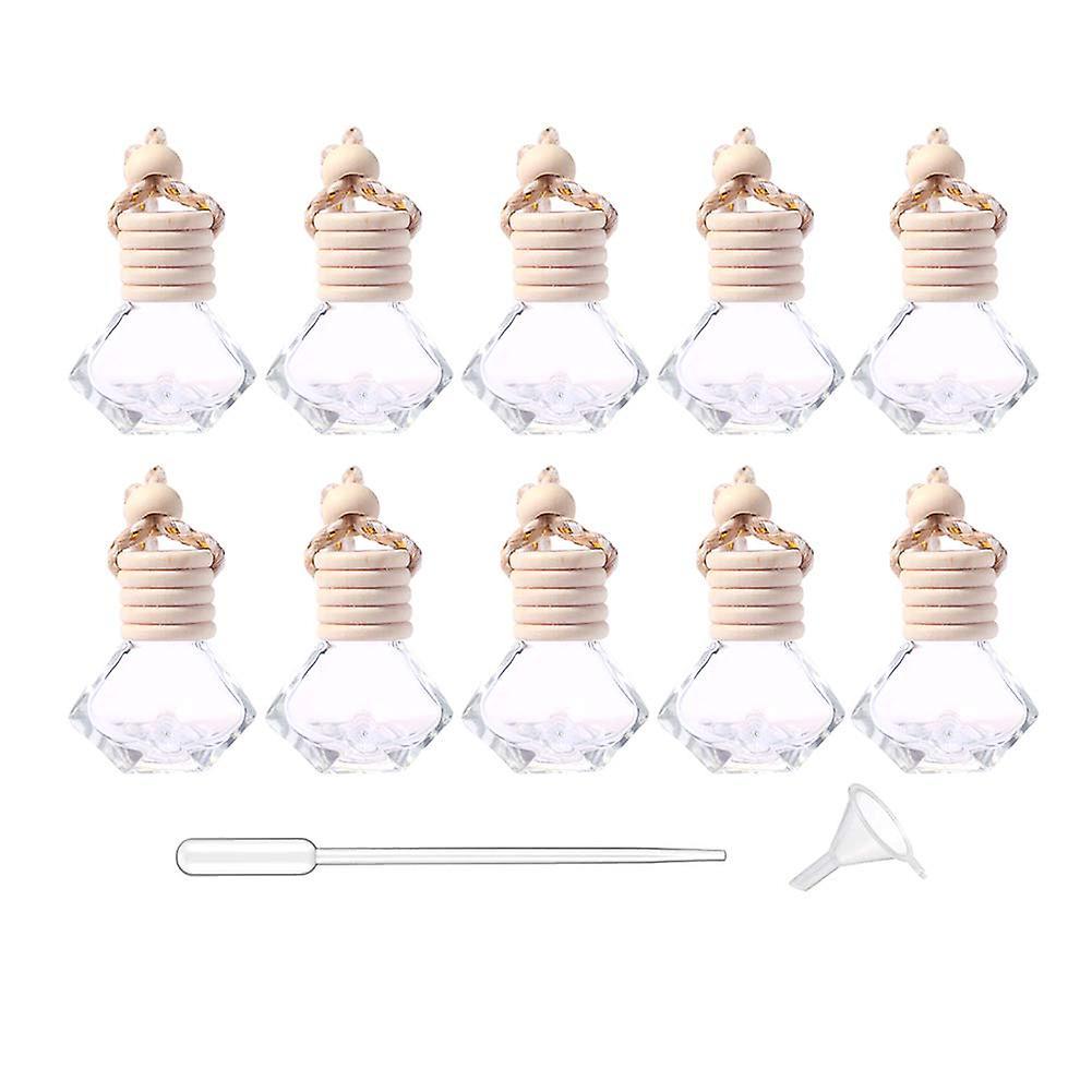 Packung Mit 10 Auto-lufterfrischer-parfümflaschen, Hängende Ätherische Öldiffusoren Für Die Aromatherapie.