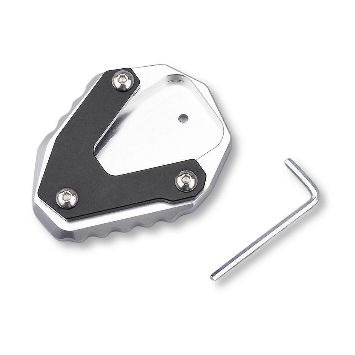 Seitenständerverlängerung Für Motorräder, Silber Und Schwarz (siehe Foto).
