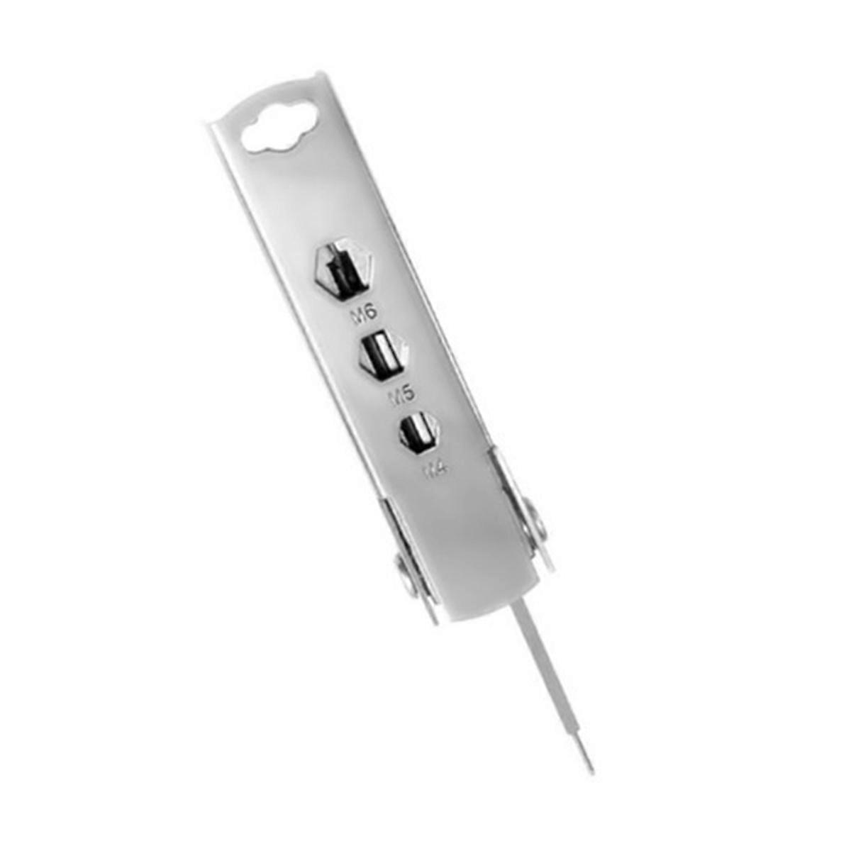 Flaschenöffner, Faltbares Outdoor-multitool, Silber