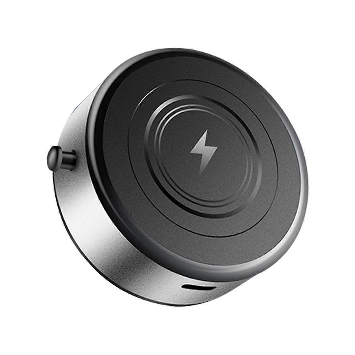15-w-smartphone-halterung Mit Kabelloser Ladefunktion, Silber