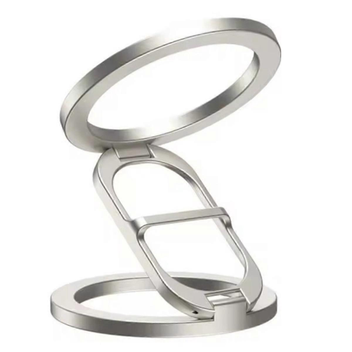 Silberner, Doppelseitiger, Faltbarer Magnetischer Handyhalter