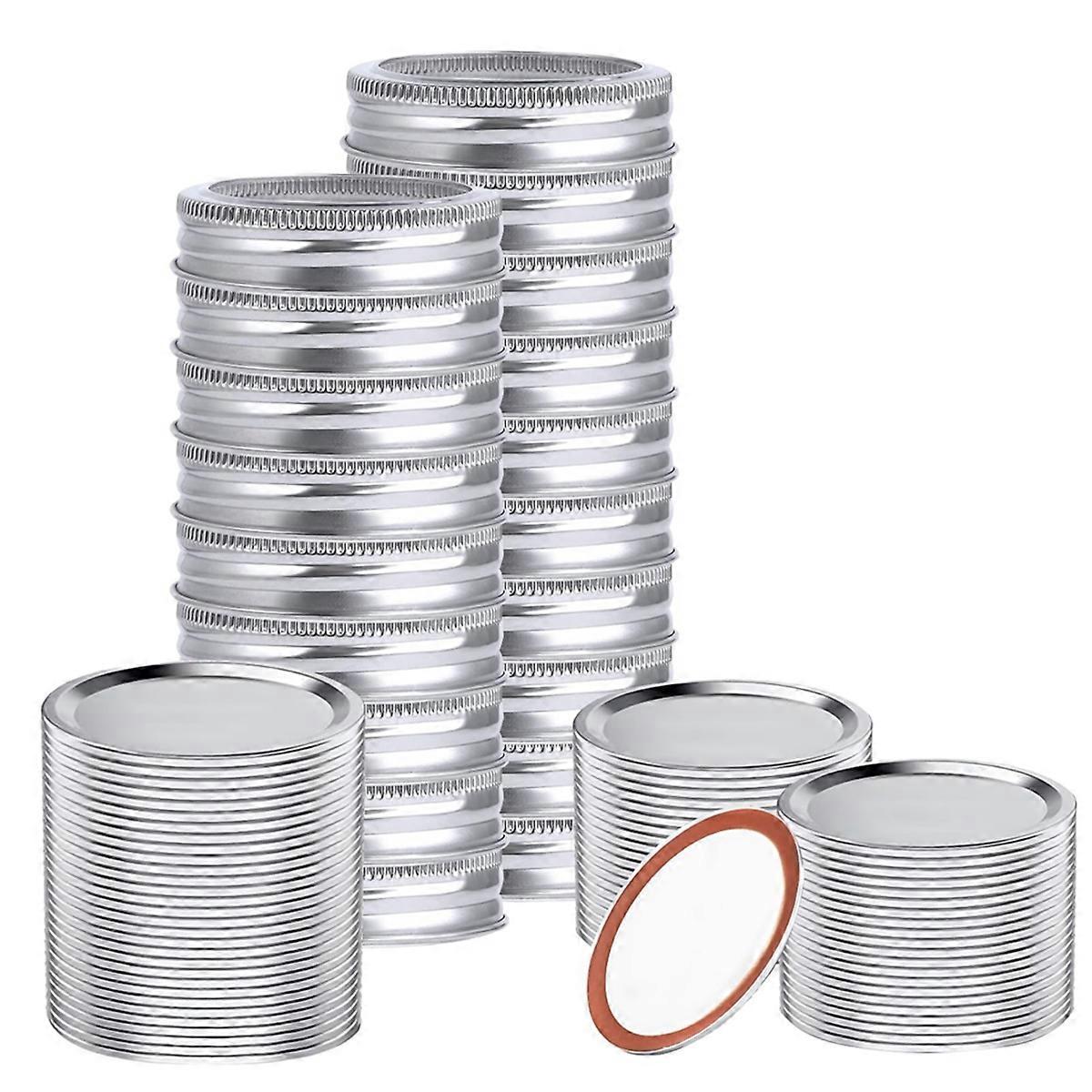 48 Deckel Und Ringe Für Einmachgläser Mit Standardöffnung