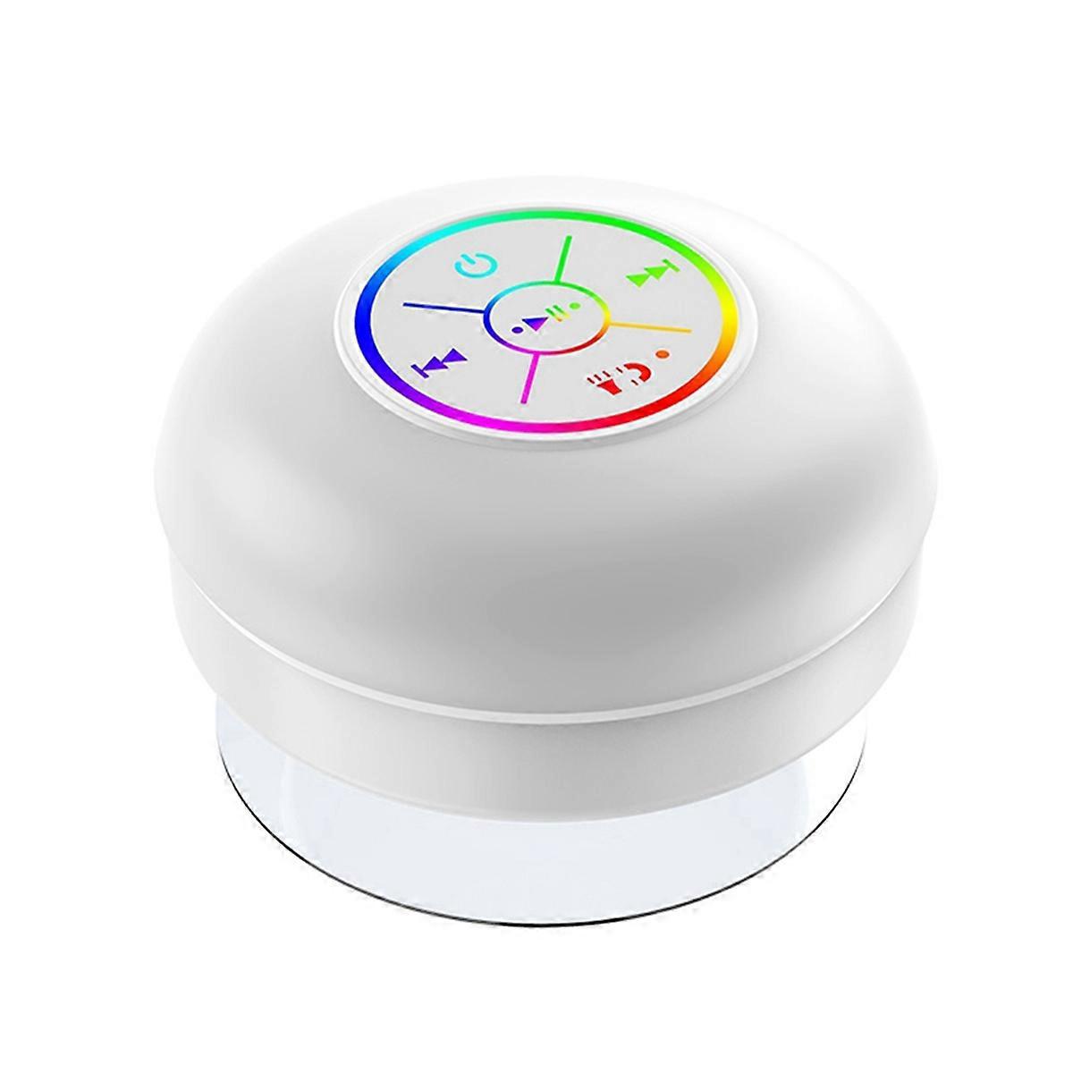Kleiner Bluetooth-lautsprecher Mit Weißer Led-beleuchtung