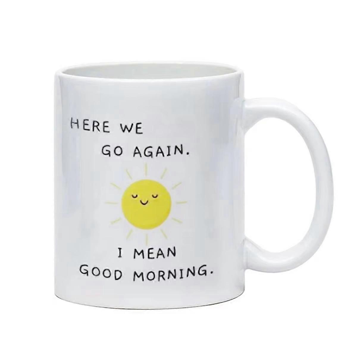 Humorvoller Und Sarkastischer Weißer Keramik-kaffeebecher
