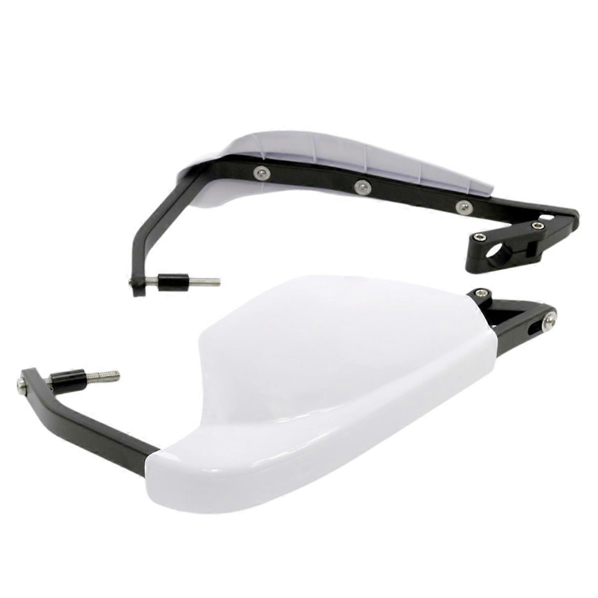 Windschutzscheibe Und Handschützer Für 650 C Motorradlenker, Weiß