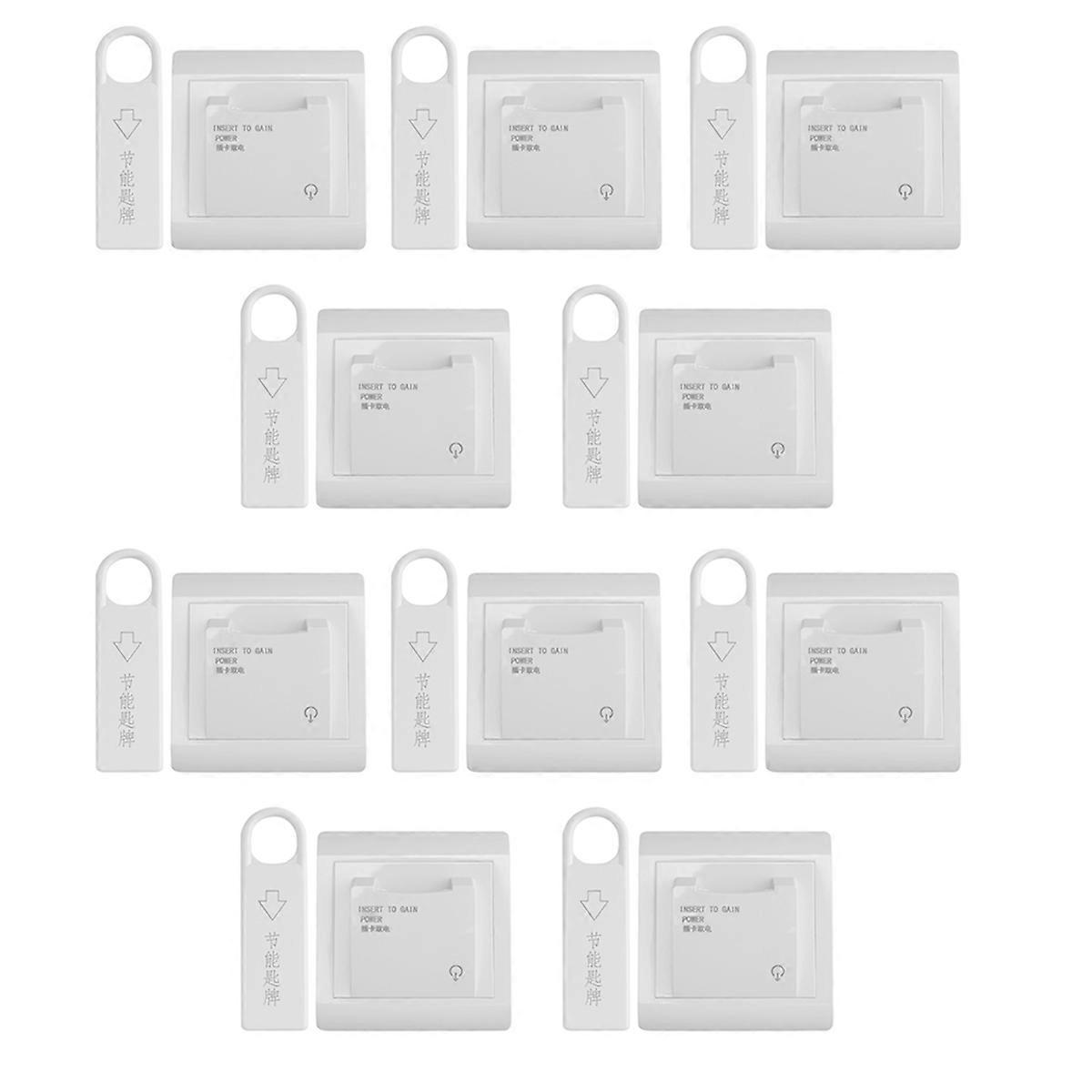 10er-pack Hochwertige, Energiesparende Magnetschalter Für Hotels