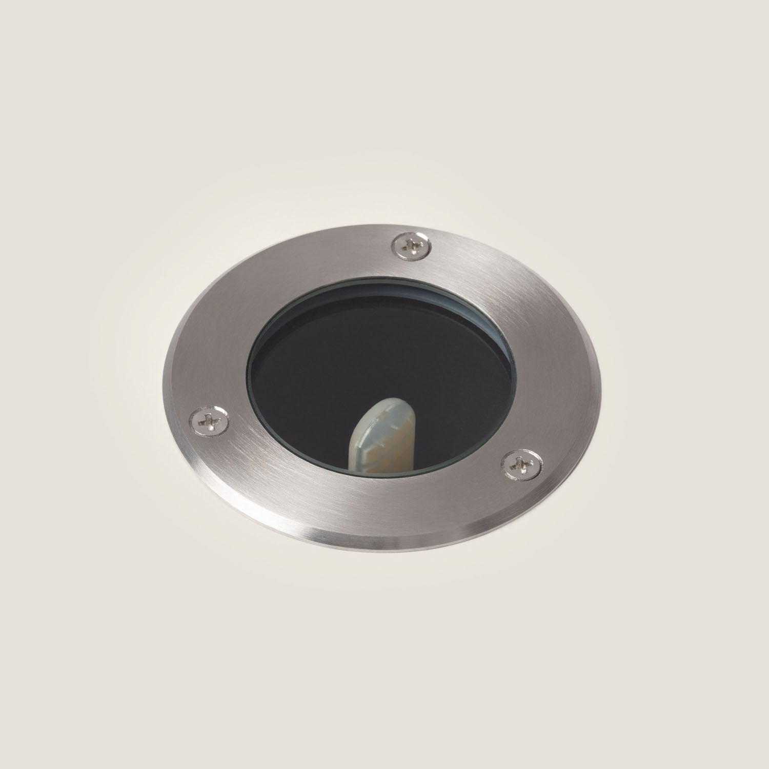 Bodeneinbaustrahler Aussen Inox Gu9 Silbern