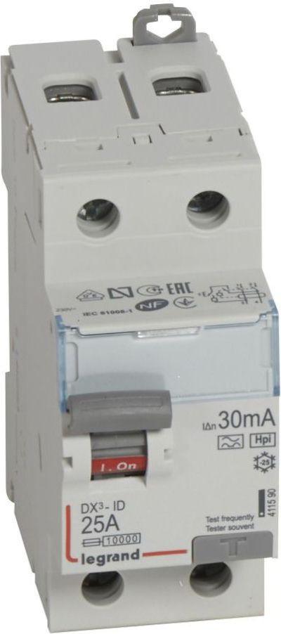 P 302 2p 25a 0,03a Typ F (hpi) Differenzialschutzschalter Dx3 Serie 411590