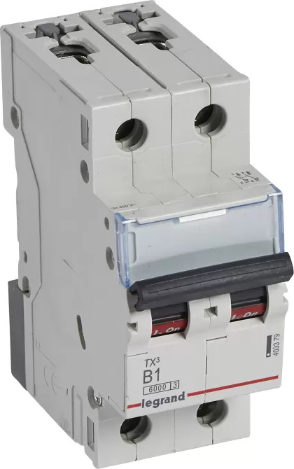 Legrand Leistungsschalter Tx3 2 Pol 1 A 6 Ka