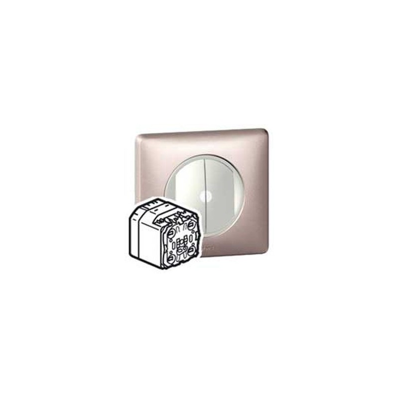Legrand 067202 Doppelschalter Sender-empfänger Cpl/ir Céliane -in One- Alle Lasten - 2x1000w