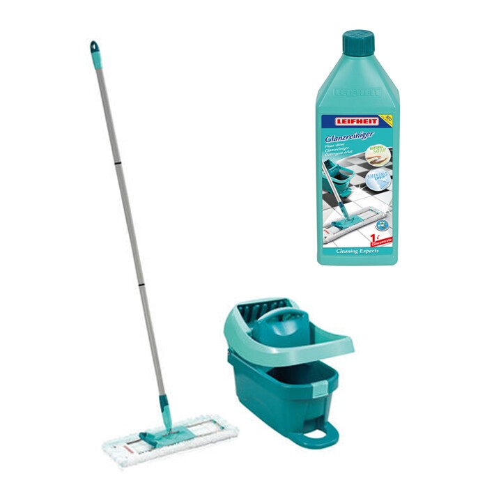 Leifheit Wischtuchpresse + Glanzreiniger Set