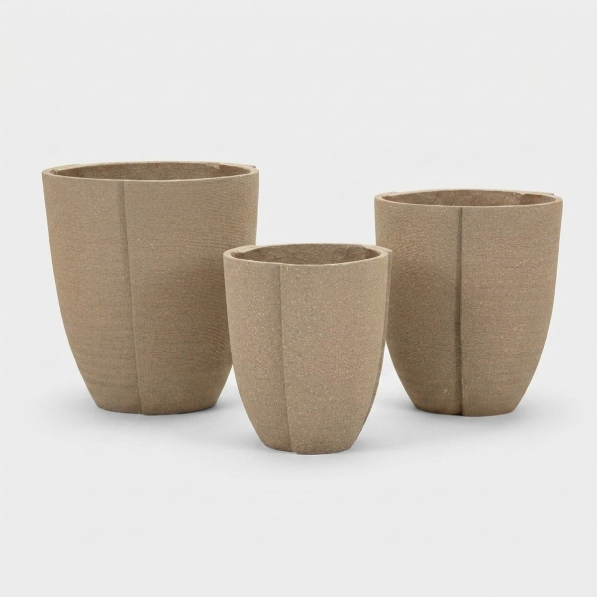 3er-set Outdoor-übertopf Aus Polyresin Perù