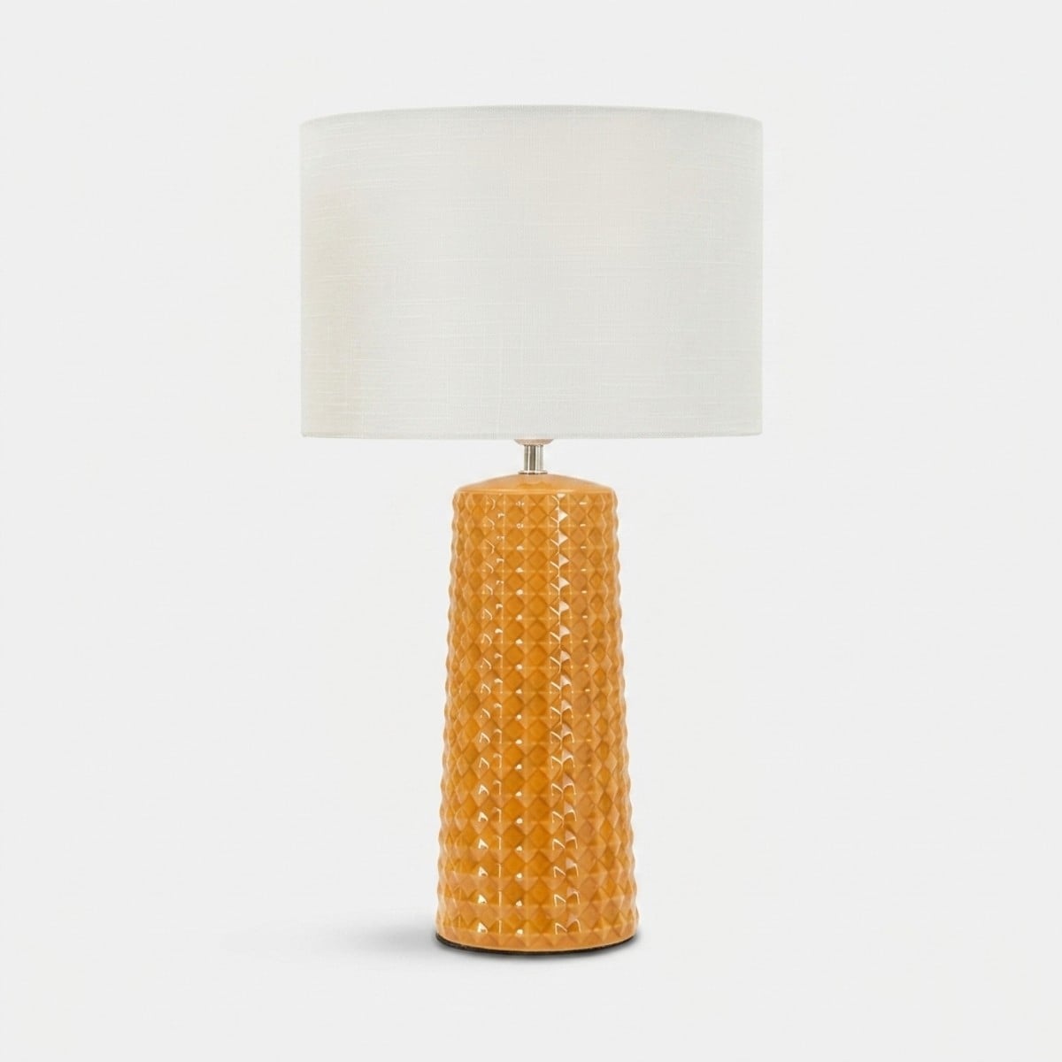 Keramik-tischlampe Mit Lampenschirm Gliss - Gelb