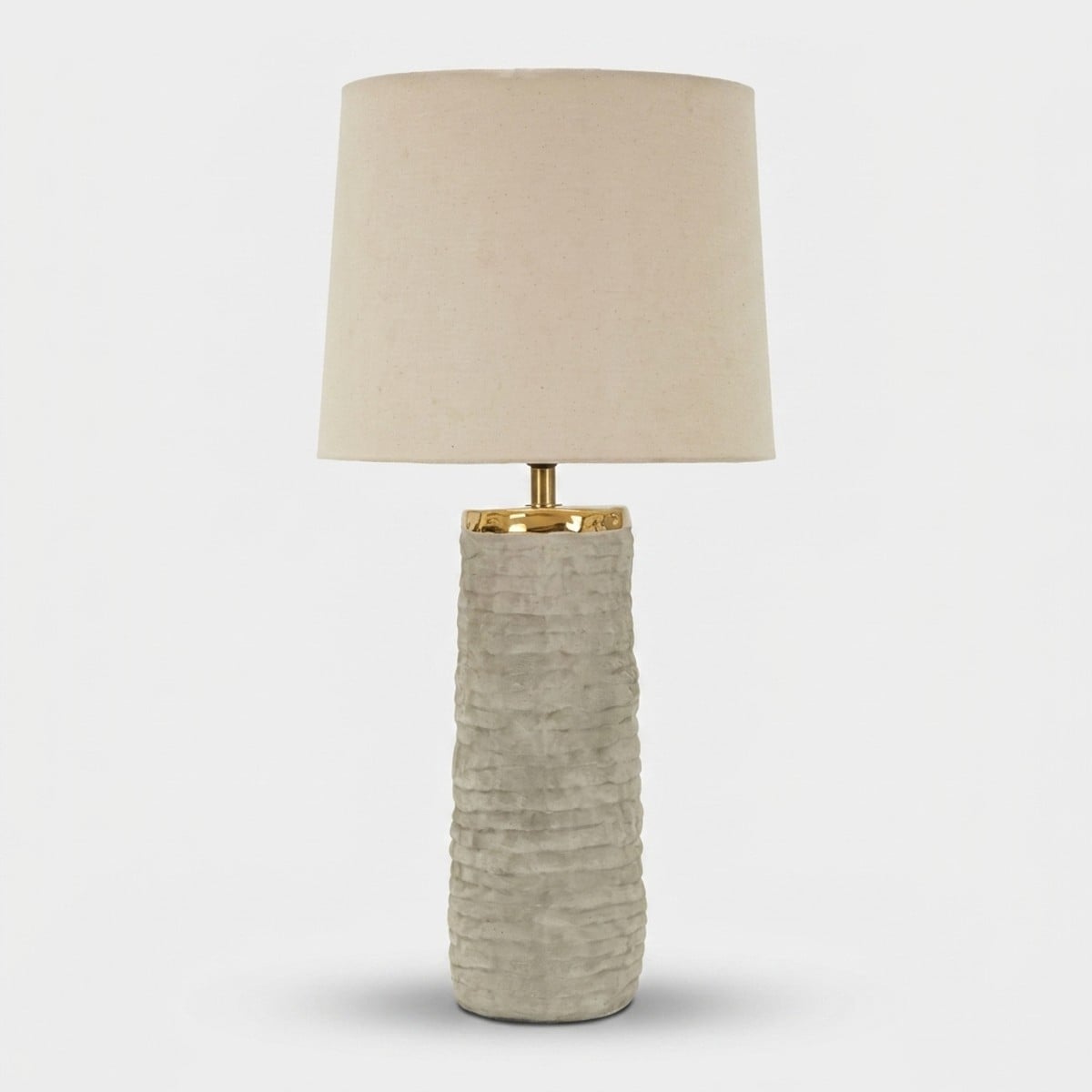 Keramik-tischlampe Mit Lampenschirm Lima