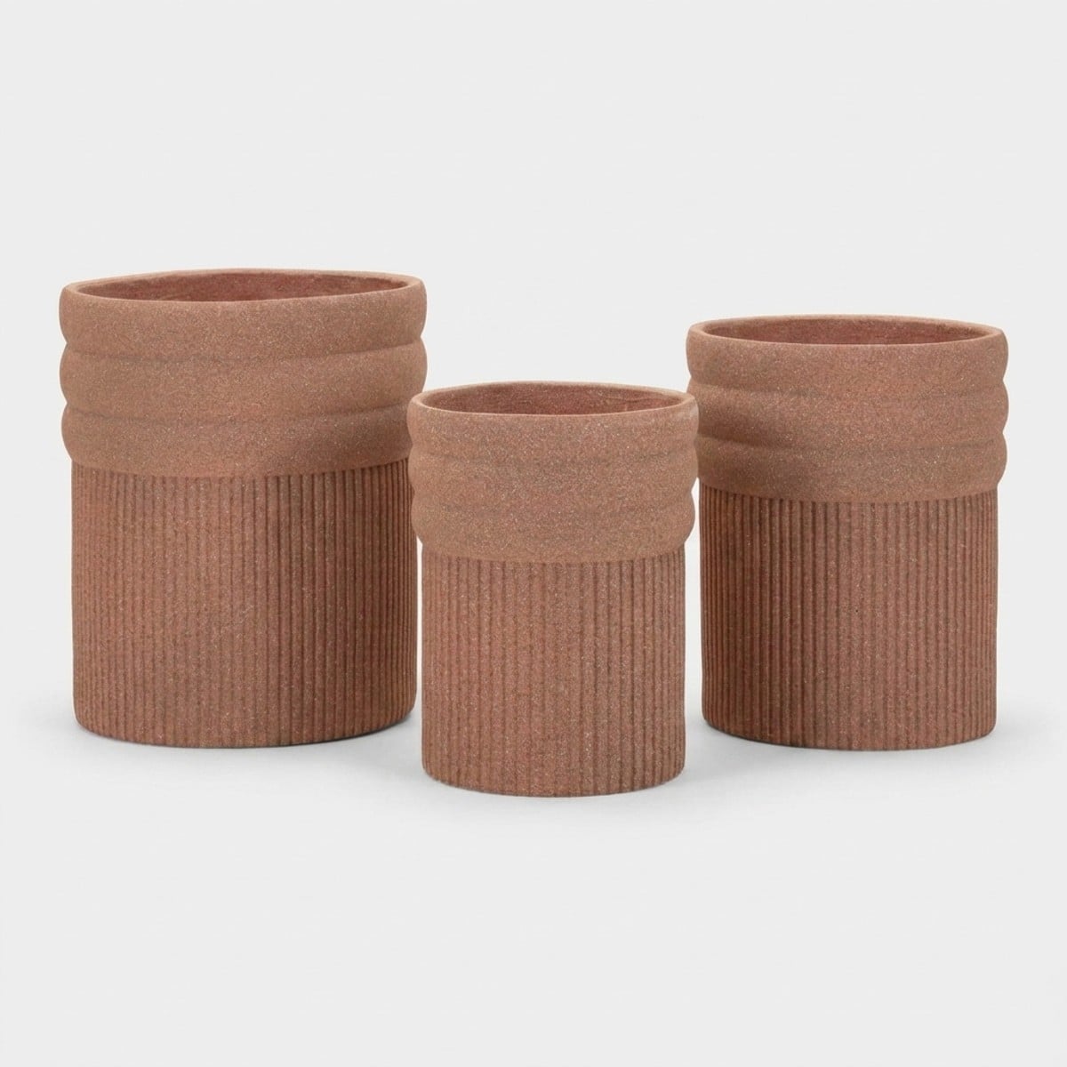 3er-set Outdoor-blumentöpfe Aus Polyresin Colombia