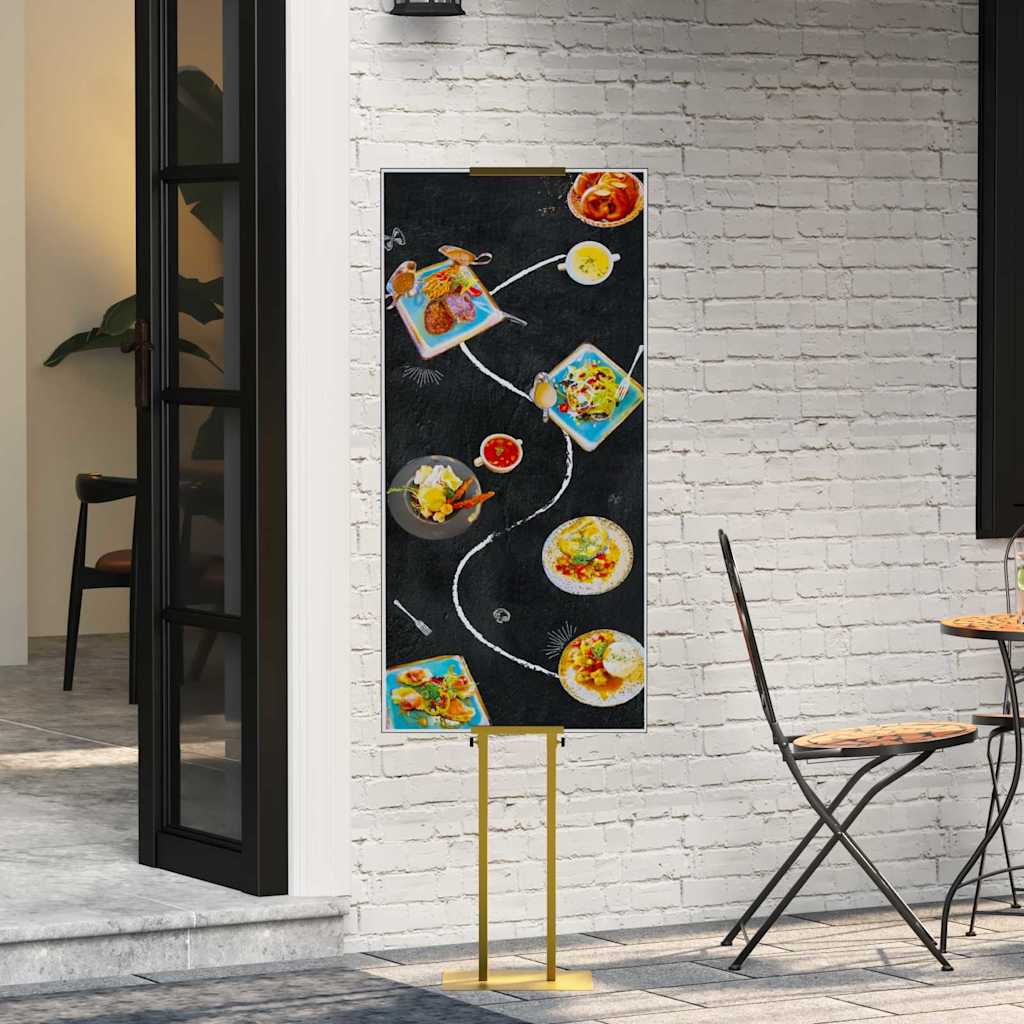 Messestände 2 Pcs Gold 30 X 23,5 X 210 Cm Stahl