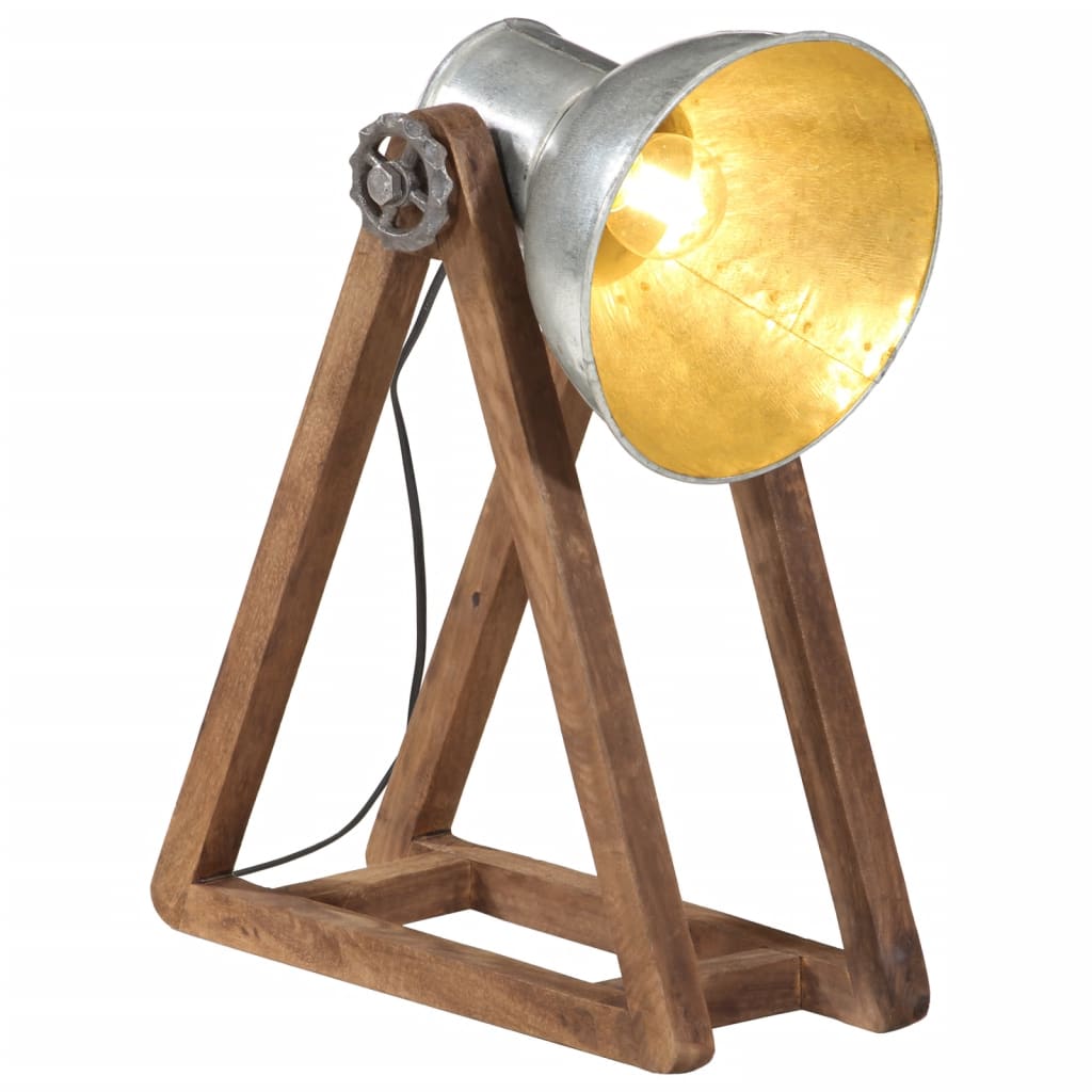 Schreibtischlampe 25 W Vintage-silbern 30x17x40 Cm E27