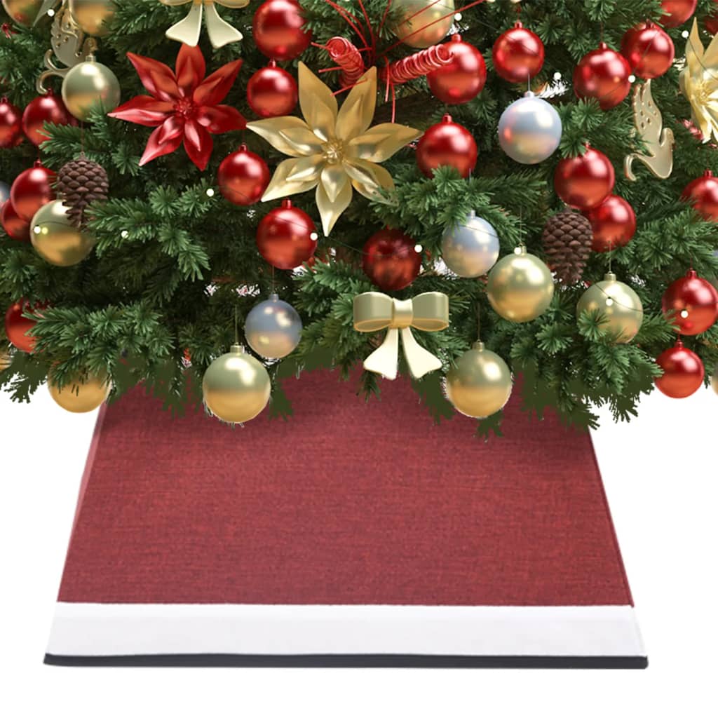 Weihnachtsbaumrock Rot Und Weiß 48x48x25 Cm