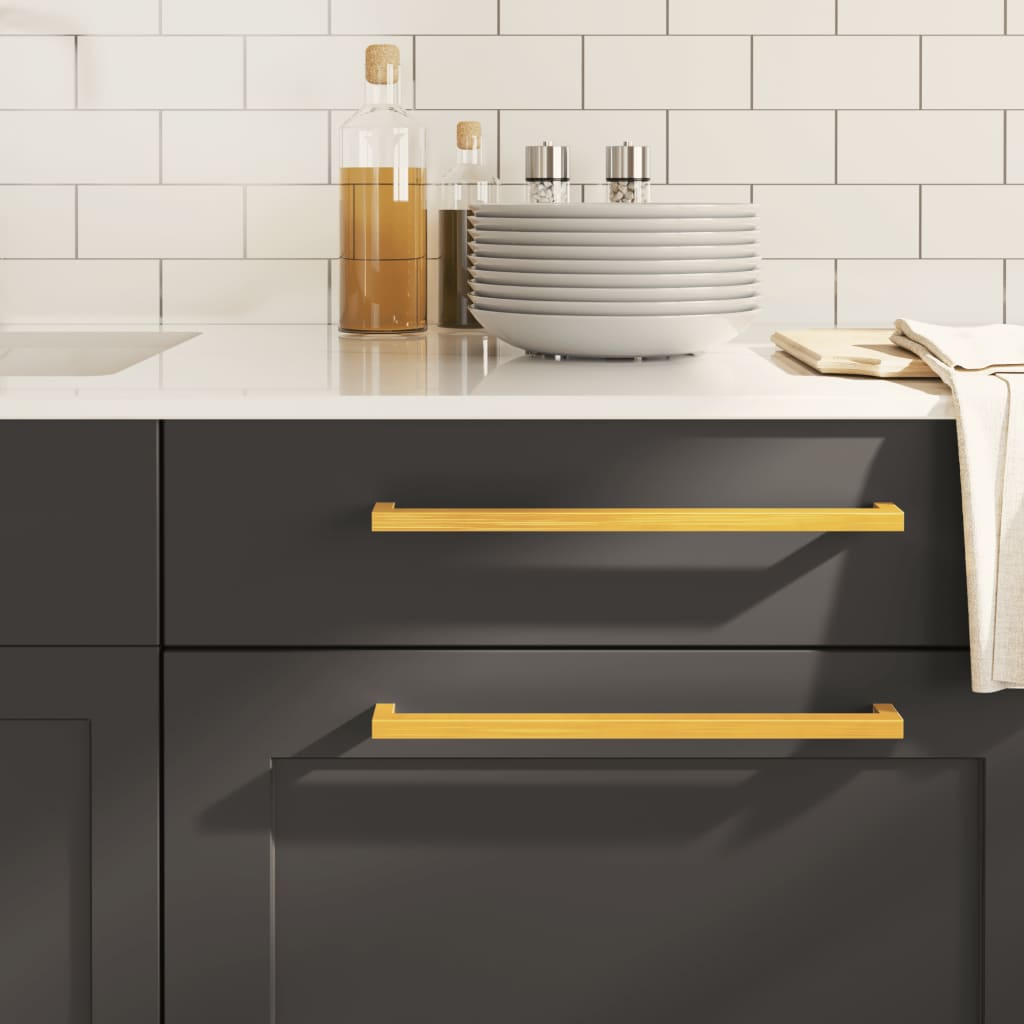 Möbelgriffe 20 Stk. Golden 320 Mm Edelstahl