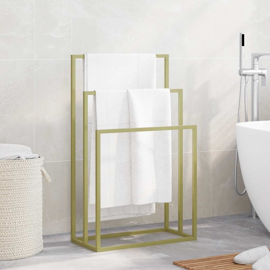 Handtuchständer Golden 48x24x79 Cm Eisen