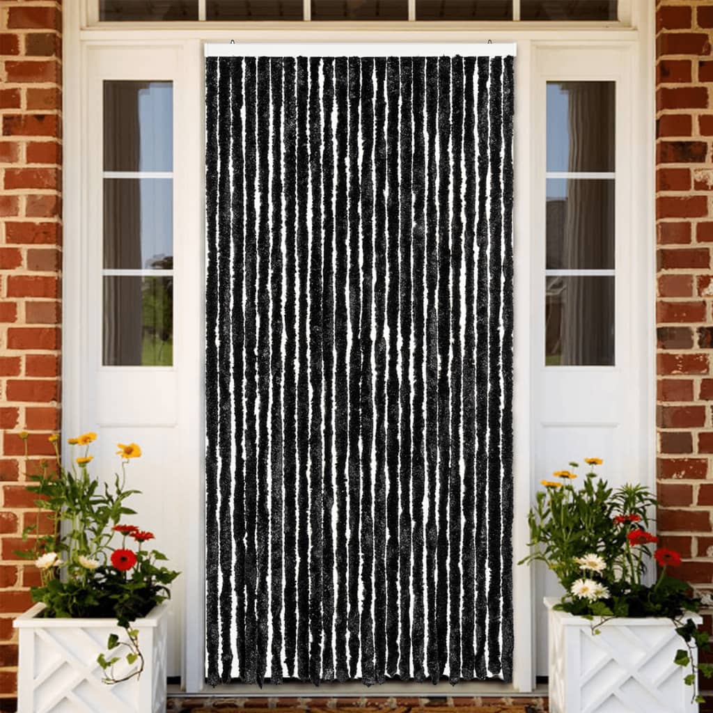 Insektenschutz-vorhang Anthrazit 100x220 Cm Chenille
