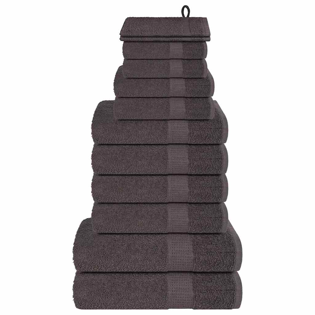 12-tlg. Handtuch-set Frogn Anthrazit 360 G/m²
