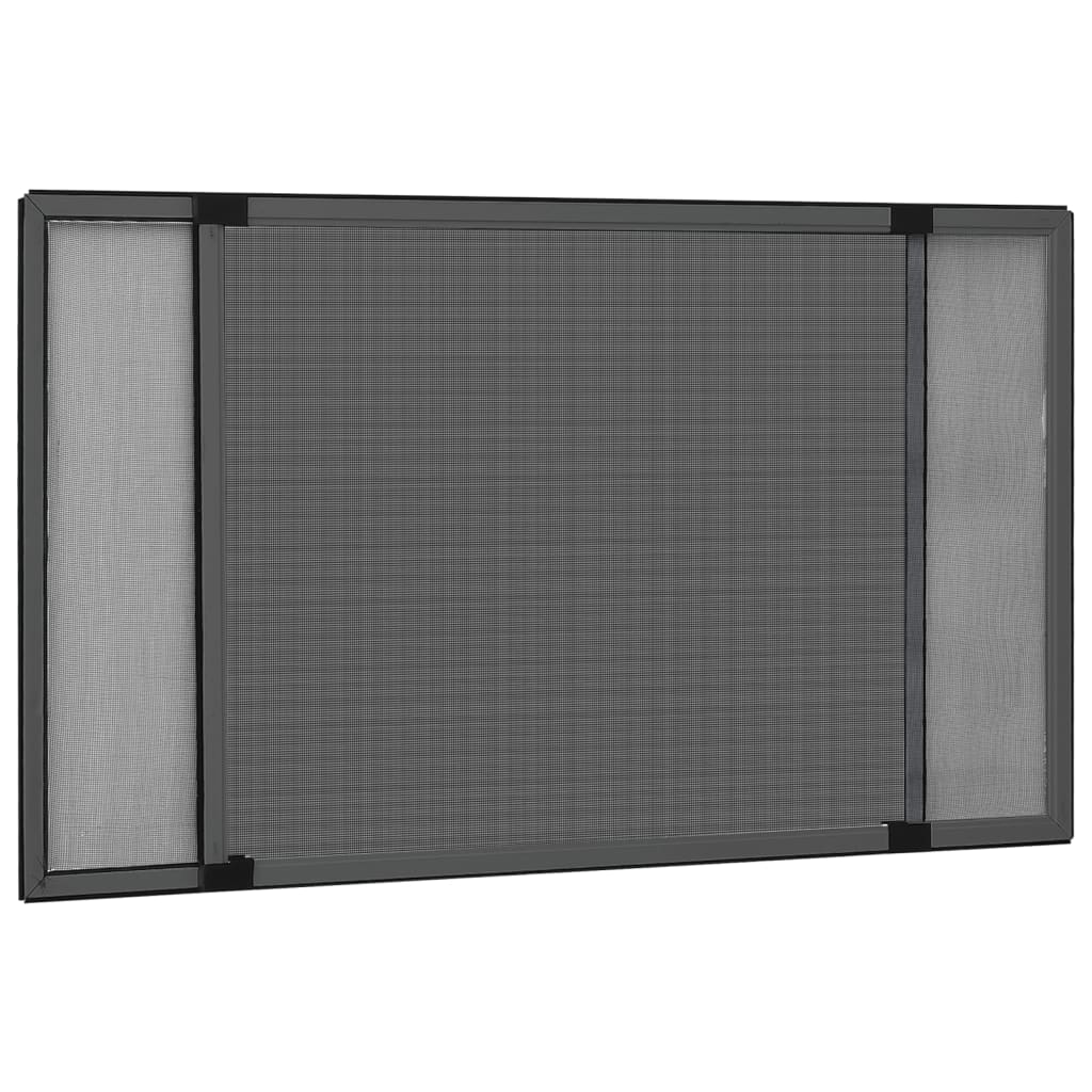 Ausziehbarer Insektenschutz Für Fenster Anthrazit (75-143)x50cm