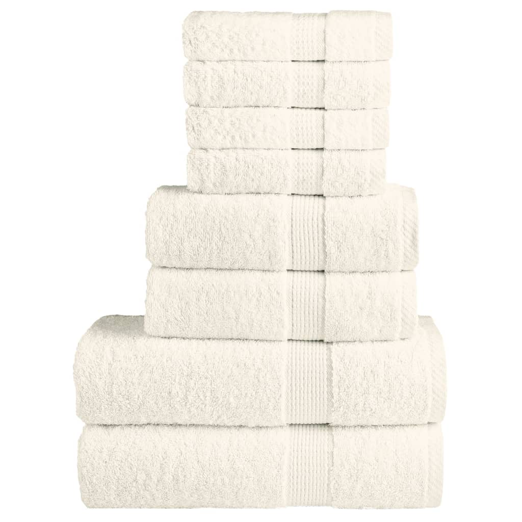 8 Tlg. Premium-handtuch-set Solund Creme 600 G/m²