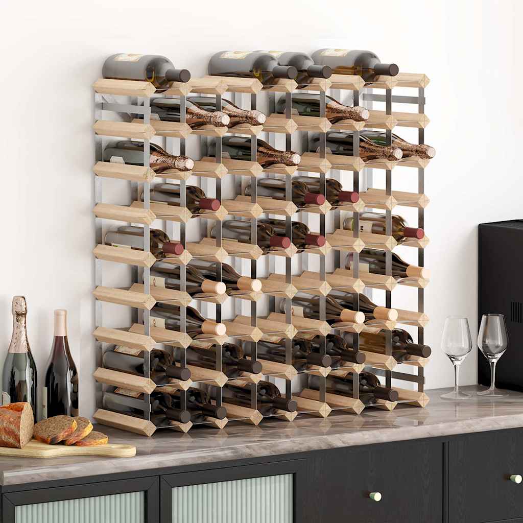 Weinregal Für 72 Flaschen Massivholz Kiefer