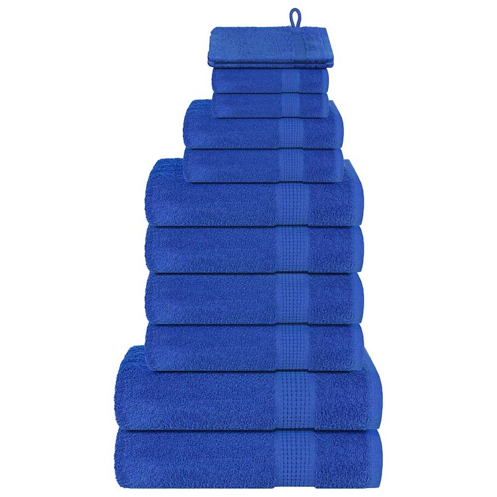 12-tlg. Handtuch-set Frogn Blau 360 G/m²