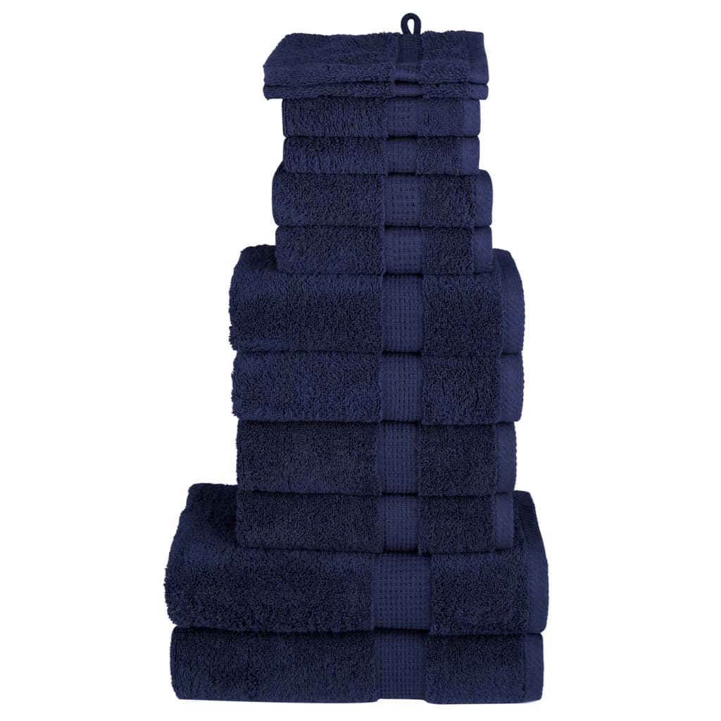 12 Tlg. Premium-handtuch-set Solund Marineblau 600 G/m²