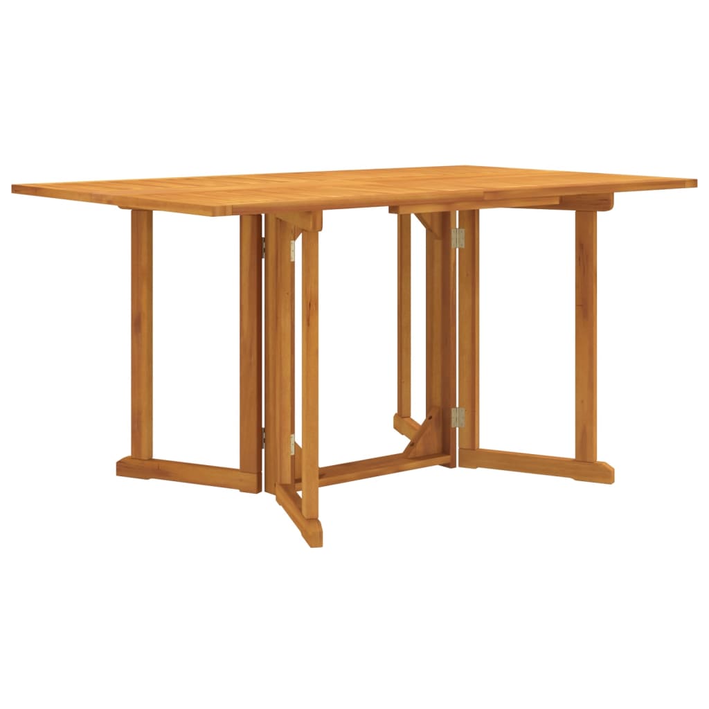 Garten-klapptisch Butterfly 150x90x75 Cm Massivholz Teak