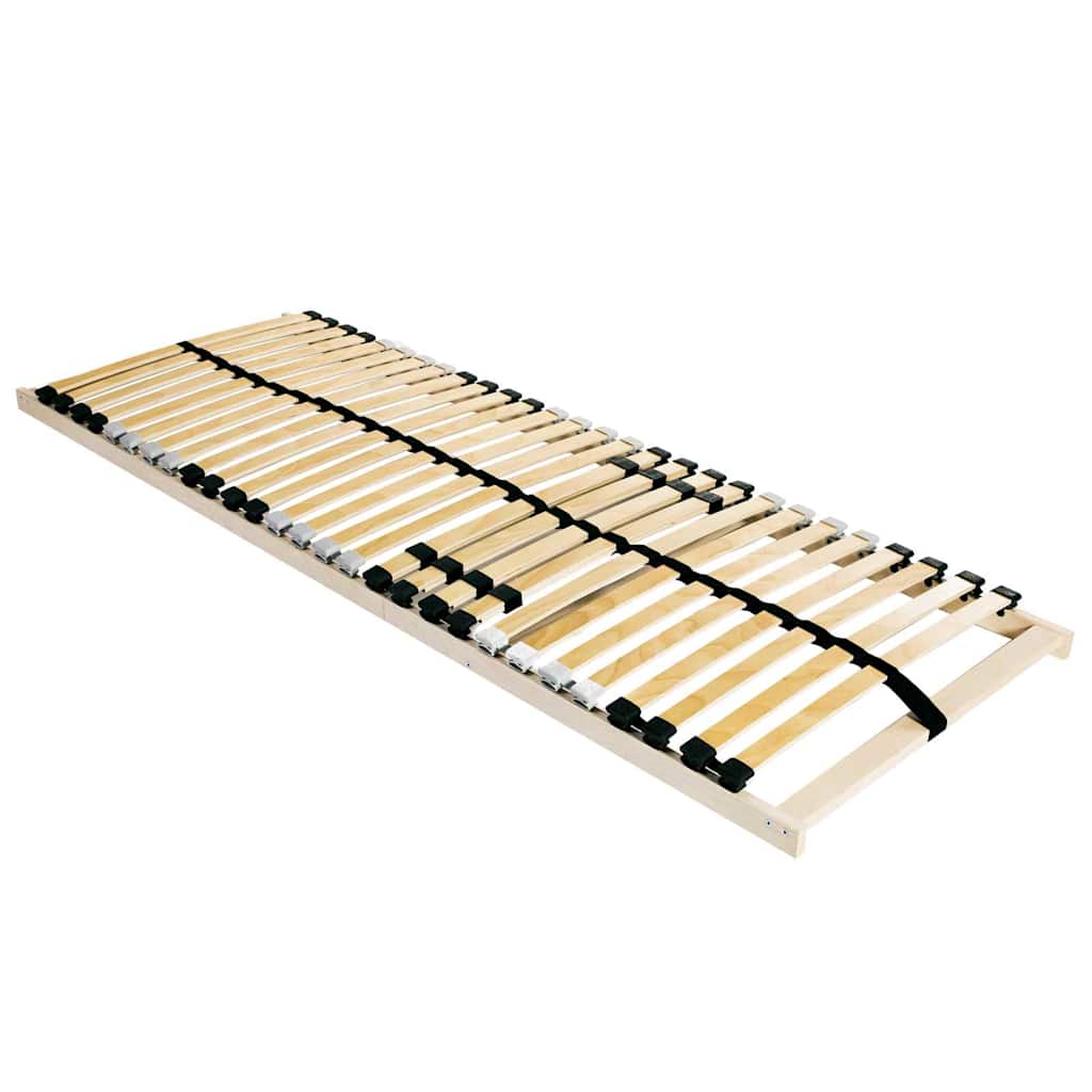 Bett-lattenrost Braun 90 X 190 Cm Massivholz Buche