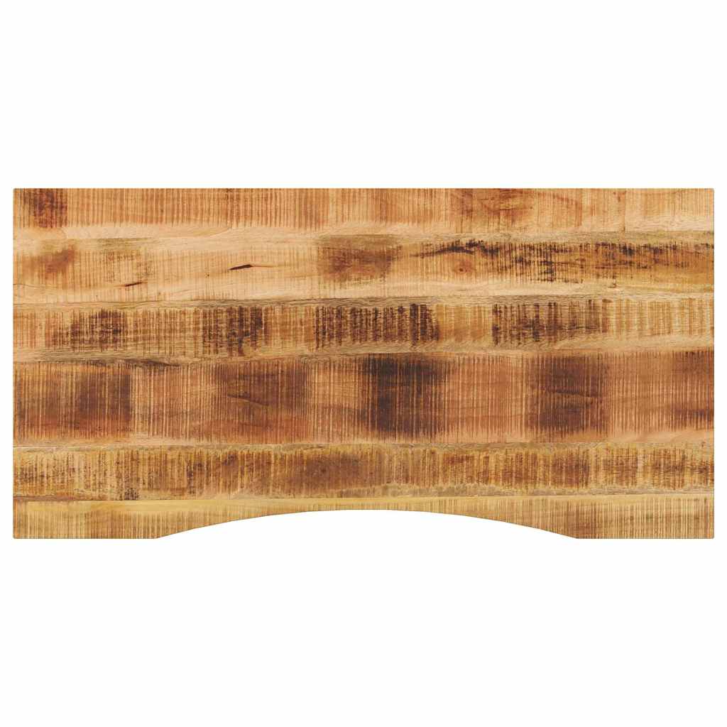 Schreibtischplatte Mit Aussparung 110x60x2,5cm Massivholz Mango