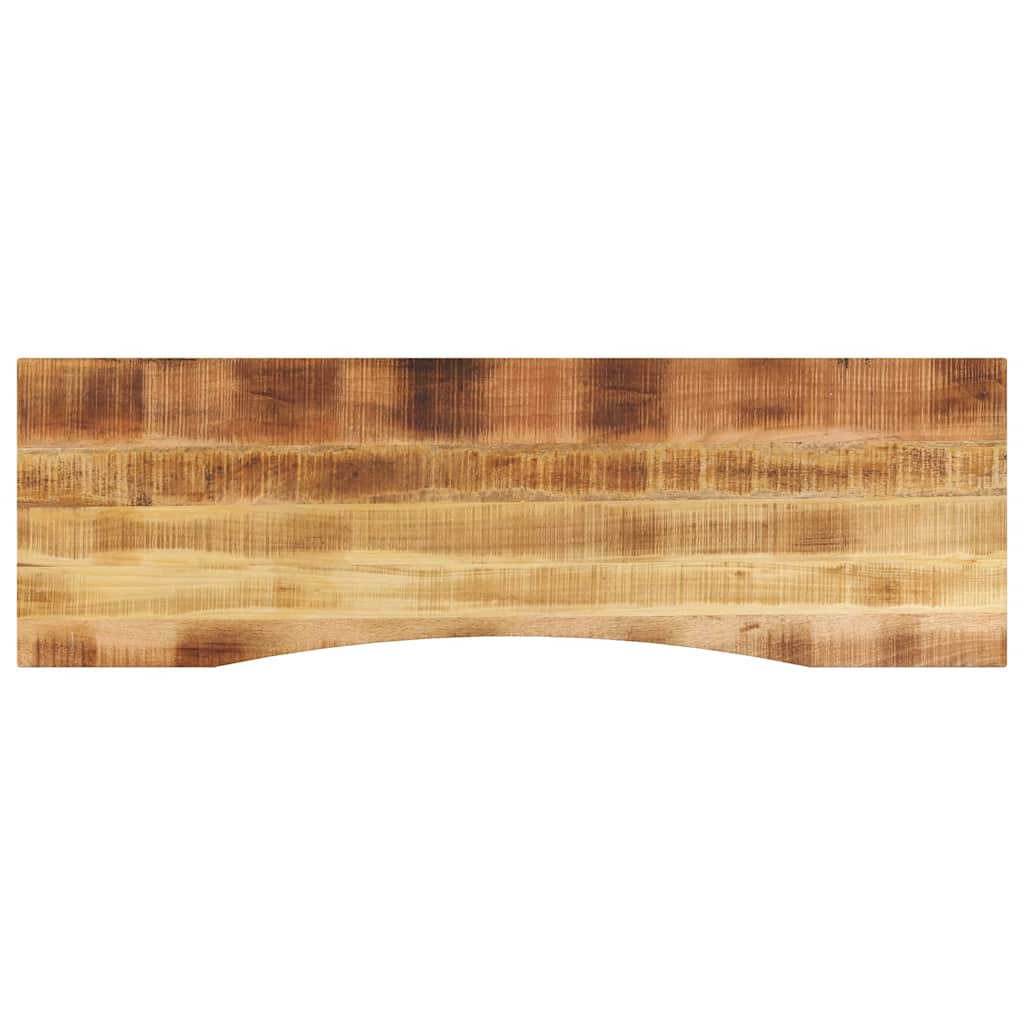 Schreibtischplatte Mit Aussparung 160x50x2,5cm Massivholz Mango