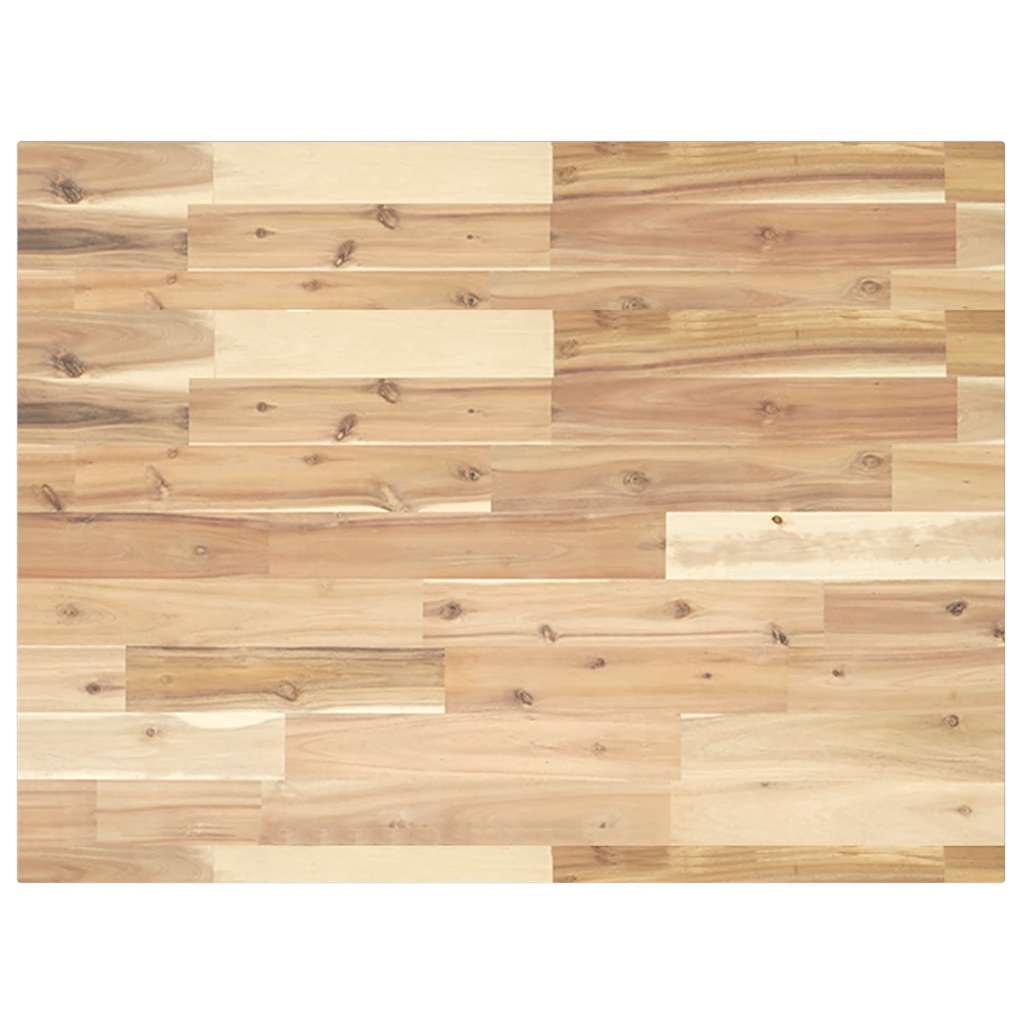 Schreibtischplatte Unbehandelt 100x60x2 Cm Massivholz Akazie