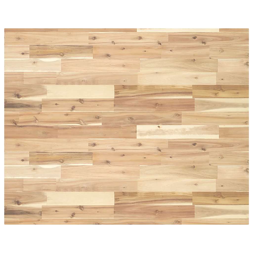 Schreibtischplatte Unbehandelt 100x80x4 Cm Massivholz Akazie