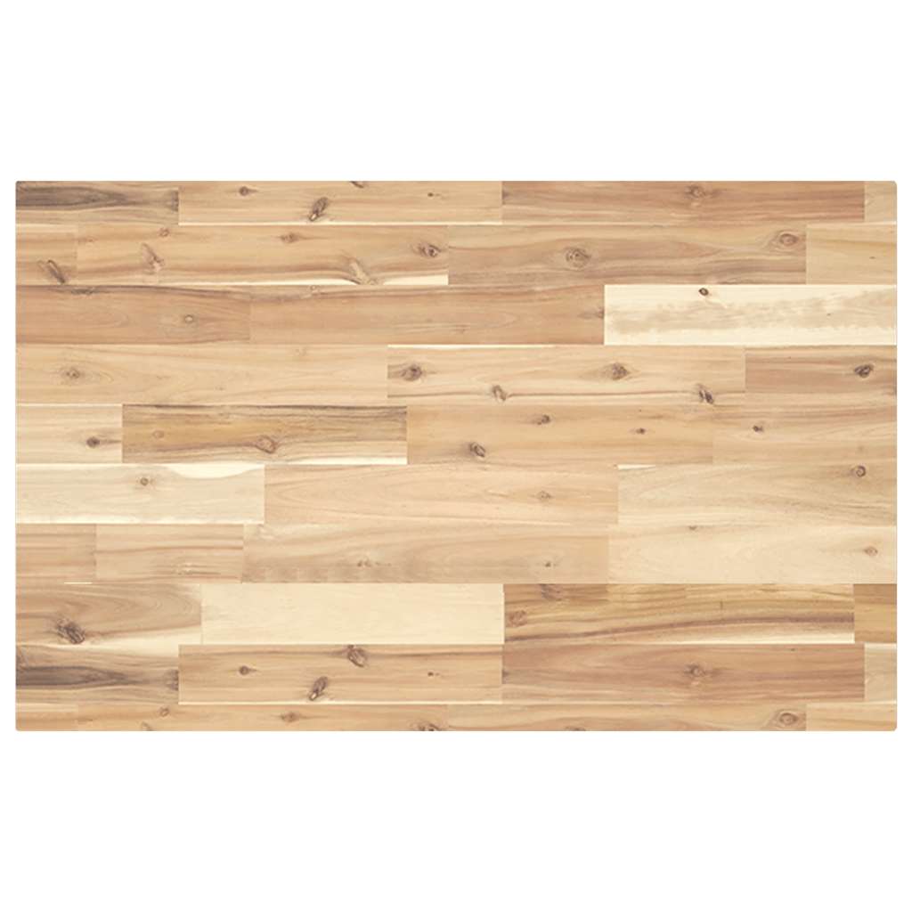 Schreibtischplatte Unbehandelt 120x50x4 Cm Massivholz Akazie