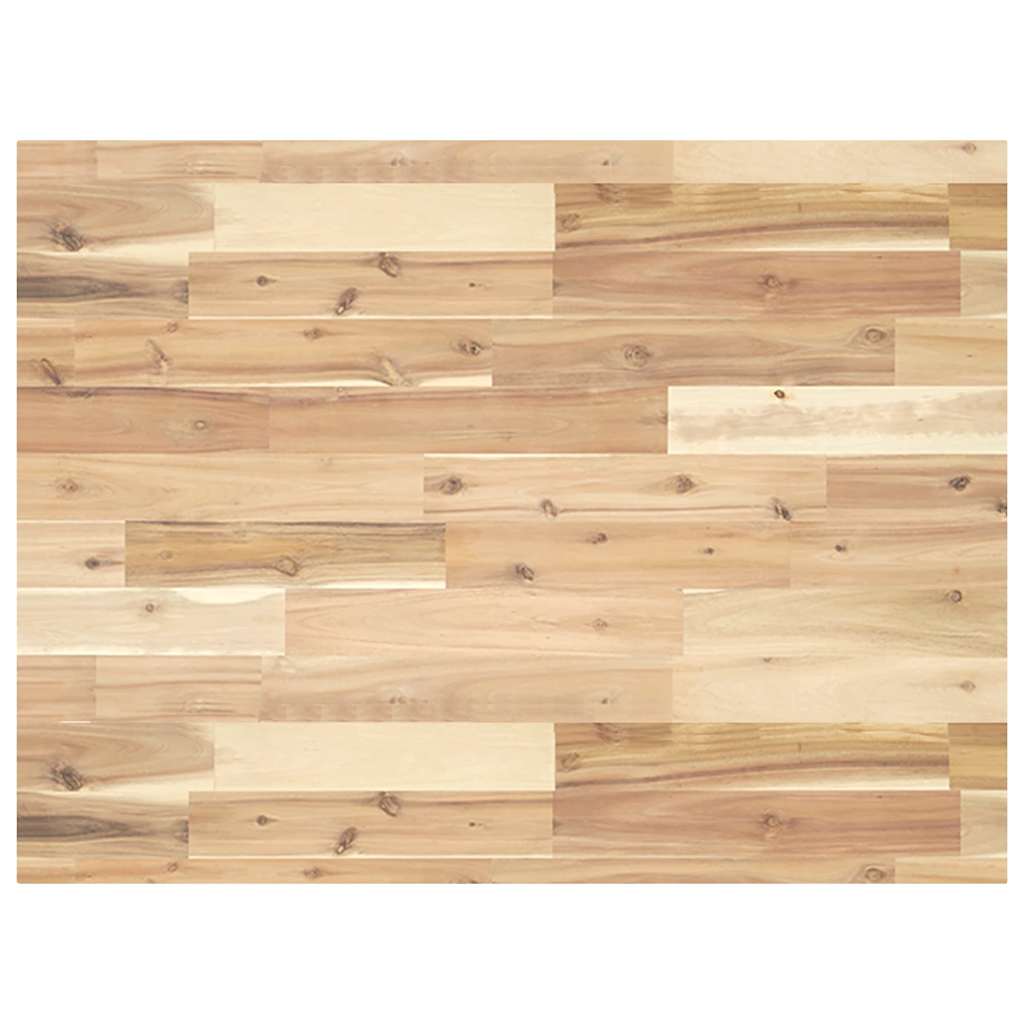 Schreibtischplatte Unbehandelt 80x60x4 Cm Massivholz Akazie