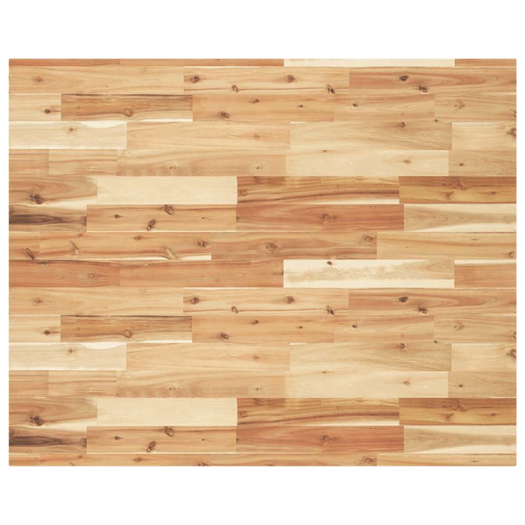 Schreibtischplatte Ölbeschichtung 100x80x4 Cm Massivholz Akazie