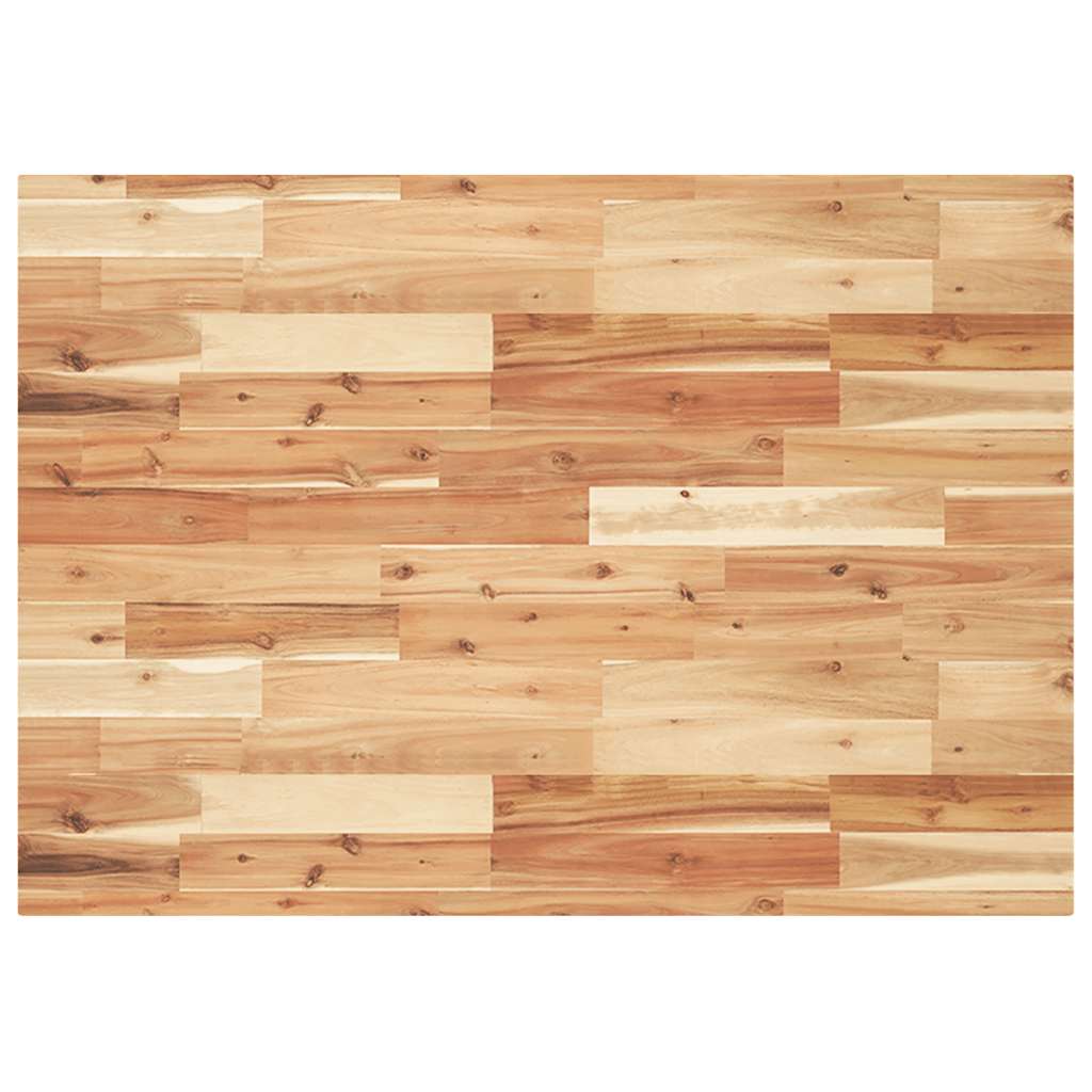 Schreibtischplatte Ölbeschichtung 100x70x4 Cm Massivholz Akazie