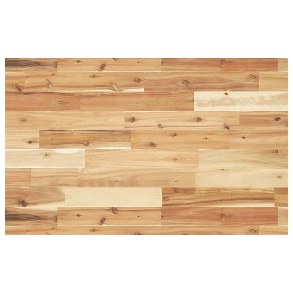 Schreibtischplatte Ölbeschichtung 160x50x4 Cm Massivholz Akazie