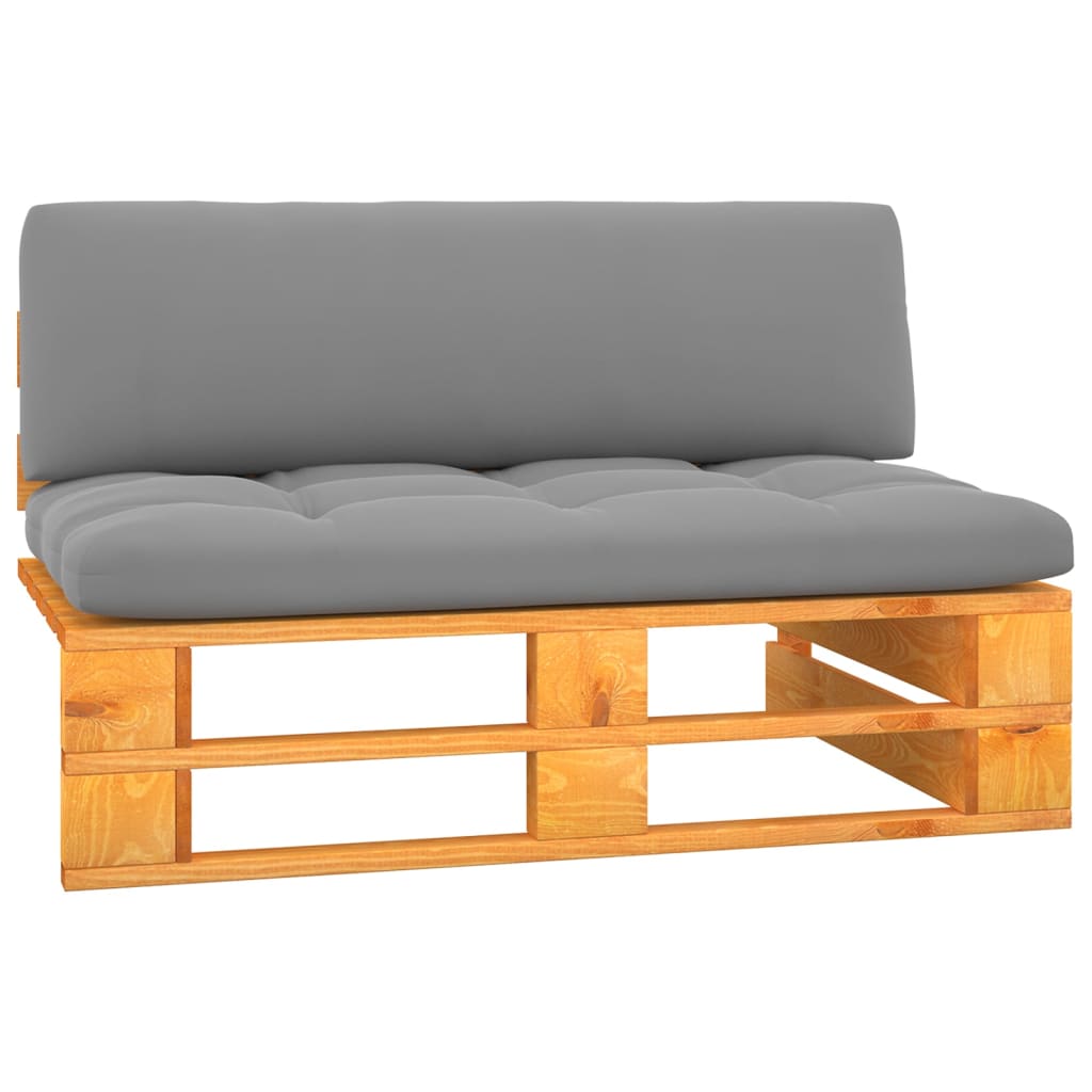 Garten-mittelsofa Paletten Honigbraun Imprägniertes Kiefernholz