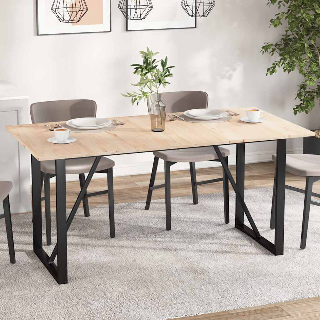 Tischplatten 3 Stk. 80x53x1,7 Cm Rechteckig Massivholz Kiefer