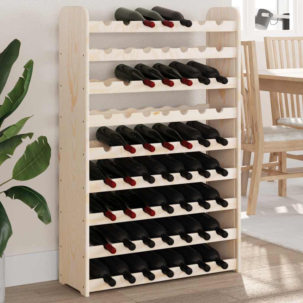 Weinregal 72,5x25x111,5 Cm Massivholz Kiefer