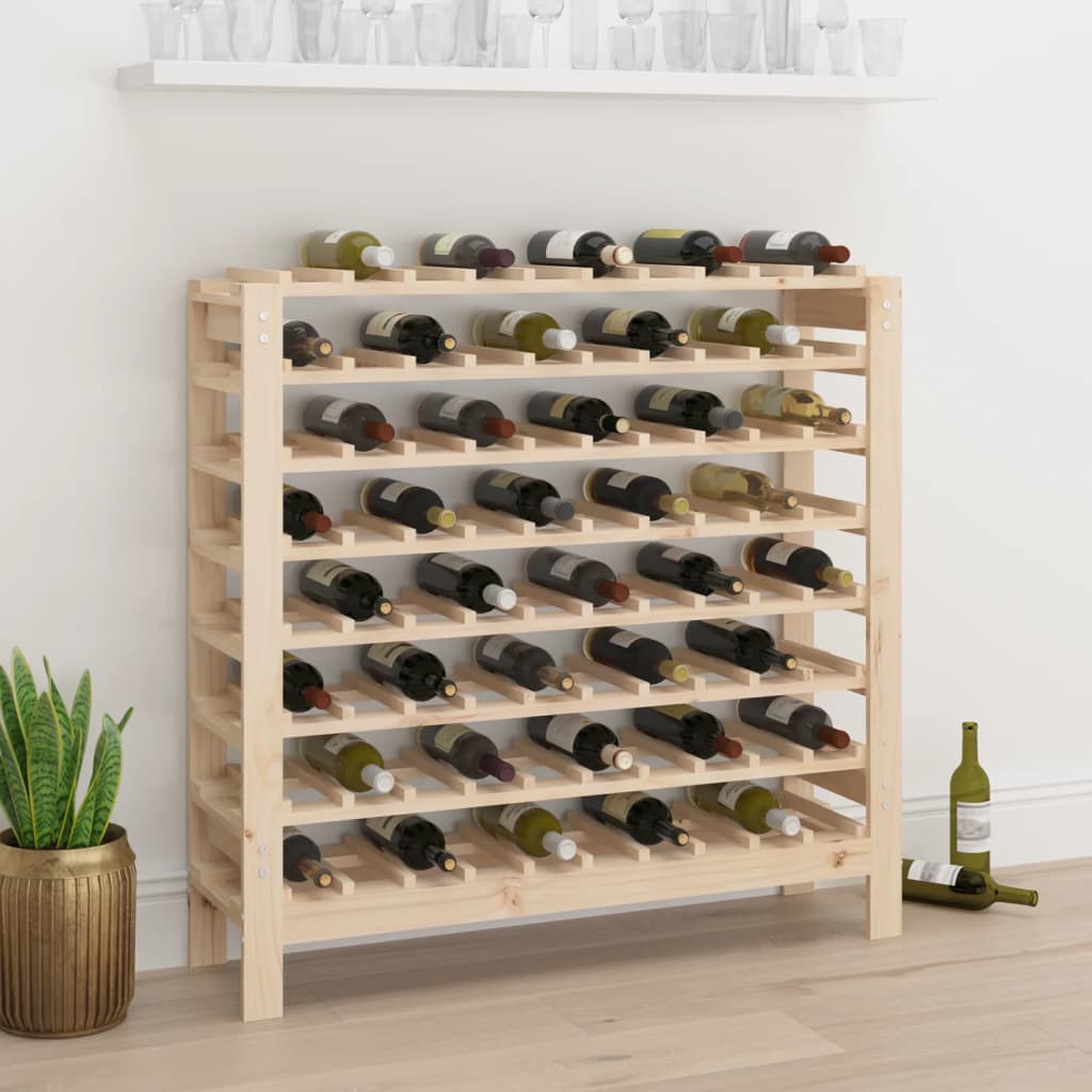 Weinregal 109,5x30x107,5 Cm Massivholz Kiefer