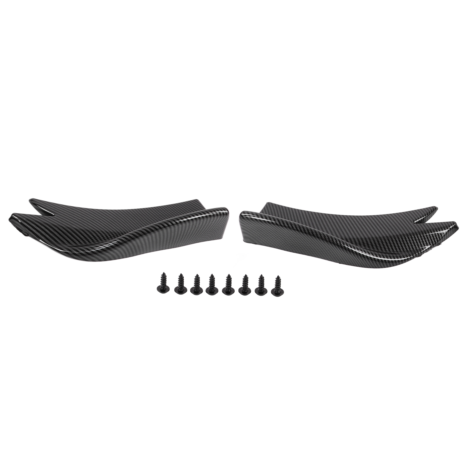 【stoßstangenkantenschutz】+ [protecplus] + [pp-rückseite] + [carbon-dekoration - 2 Stück - 27x13cm]