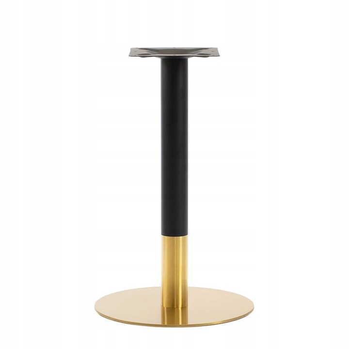 Tischsockel Aus Metall, Tischbein, Schwarz Und Gold, Glamour A609